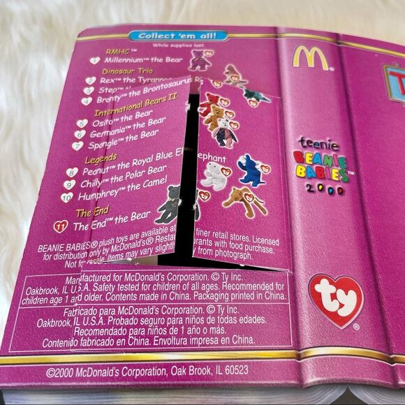 Complete Set McDonald’s Ty Teenie Beanie Babies 2000 - Picture 11 of 11